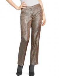 Dries Van Noten - Lurex Straight-Leg Trousers at Saks Fifth Avenue